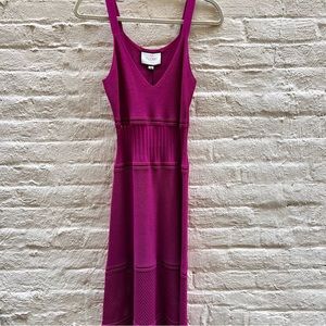 NWT Alexis Rozanna Fuchsia Pink Pull-On Knit Dress XS